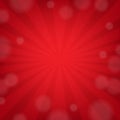 Red Sunburst Poster Royalty Free Stock Photo