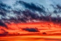 Red sunset background in patagonia Royalty Free Stock Photo