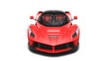Red Supercar - Front Studio View Royalty Free Stock Photo