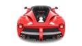 Red Supercar - Rear Studio View Royalty Free Stock Photo
