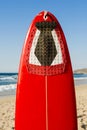 Red surfboard Royalty Free Stock Photo