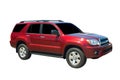 Red SUV Royalty Free Stock Photo