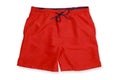 Red swimming trunks Royalty Free Stock Photo