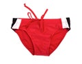 Red swimming trunks