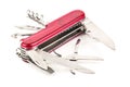 Red swiss knife Royalty Free Stock Photo