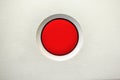 Red switch button Royalty Free Stock Photo