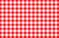 Red table cloth background seamless pattern. Illustration design Royalty Free Stock Photo