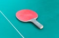 Red table tennis bat