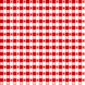 Red Tablecloth Seamless Pattern