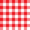 Red tablecloth seamless pattern