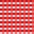 Red tablecloth Vector. Traditional tablecloth pattern Vector. Red color square pattern Royalty Free Stock Photo