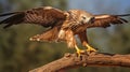 Dynamic Artioda Falcon: A Captivating Stock Photo Of A Hawk In Action