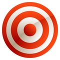 Red target mark, cross hair. Pinpoint, locate, location icon. Accurate, accuracy concept