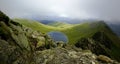 Red Tarn and Birkhouse Moor Royalty Free Stock Photo