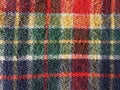 Red tartan background