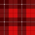 Red Tartan Check Plaid seamless patterns Royalty Free Stock Photo