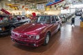 A red 1996 Tatra T-700 at Lane Motor Museum with the largest collection of vintage European cars, motorcycles and bicycles