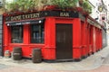 Red tavern in Dublin