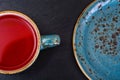 Red Tea in Beautiful Cup Royalty Free Stock Photo