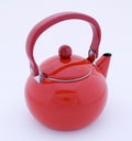 Red Tea Kettle Royalty Free Stock Photo