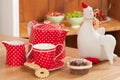 Red tea set