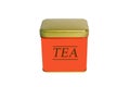 Red Tea tin Royalty Free Stock Photo