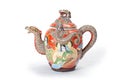 Red teapot. Royalty Free Stock Photo