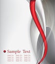 Red tech abstract background composition Royalty Free Stock Photo