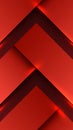 Red technology abstract background with futuristic geometric 3d layered plates and glowing light effects Royalty Free Stock Photo