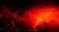 Red Technology abstract patter for Futuristic Background. Royalty Free Stock Photo