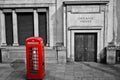 Red Telephone Booth Streets of London Royalty Free Stock Photo