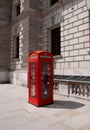 Red Telephone Box in London Royalty Free Stock Photo