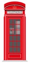 Red Telephone Box Royalty Free Stock Photo