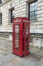 Red telephone box Whitehall London