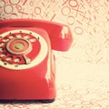 Red Telephone Royalty Free Stock Photo