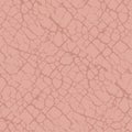 Red terracotta soil cracks seamless pattern