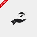 Speedometer vector icon , lorem ipsum Flat design Royalty Free Stock Photo