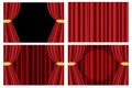 Red theater curtain