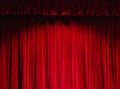 Red Theater Curtain