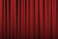 Red theater curtain Royalty Free Stock Photo