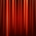 Red theater curtain Royalty Free Stock Photo