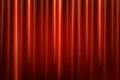Red theater curtain Royalty Free Stock Photo