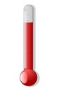 Red thermometer Royalty Free Stock Photo