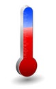 Red thermometer