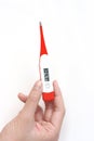 Red Thermometer Royalty Free Stock Photo