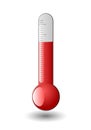 Red thermometer