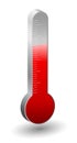 Red thermometer