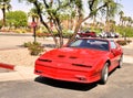Red Third Generation Pontiac Trans-Am Royalty Free Stock Photo