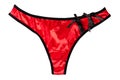 Red thong Royalty Free Stock Photo