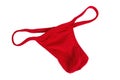 Red thong-bikini Royalty Free Stock Photo